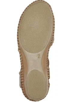 ELENA EDEN, sommerliche Damen-Sandalen, Weite G, aus Leder