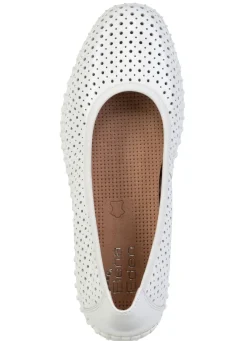 ELENA EDEN, sommerliche Damen-Ballerinas, Weite G, mit herausnehmbarem Fußbett
