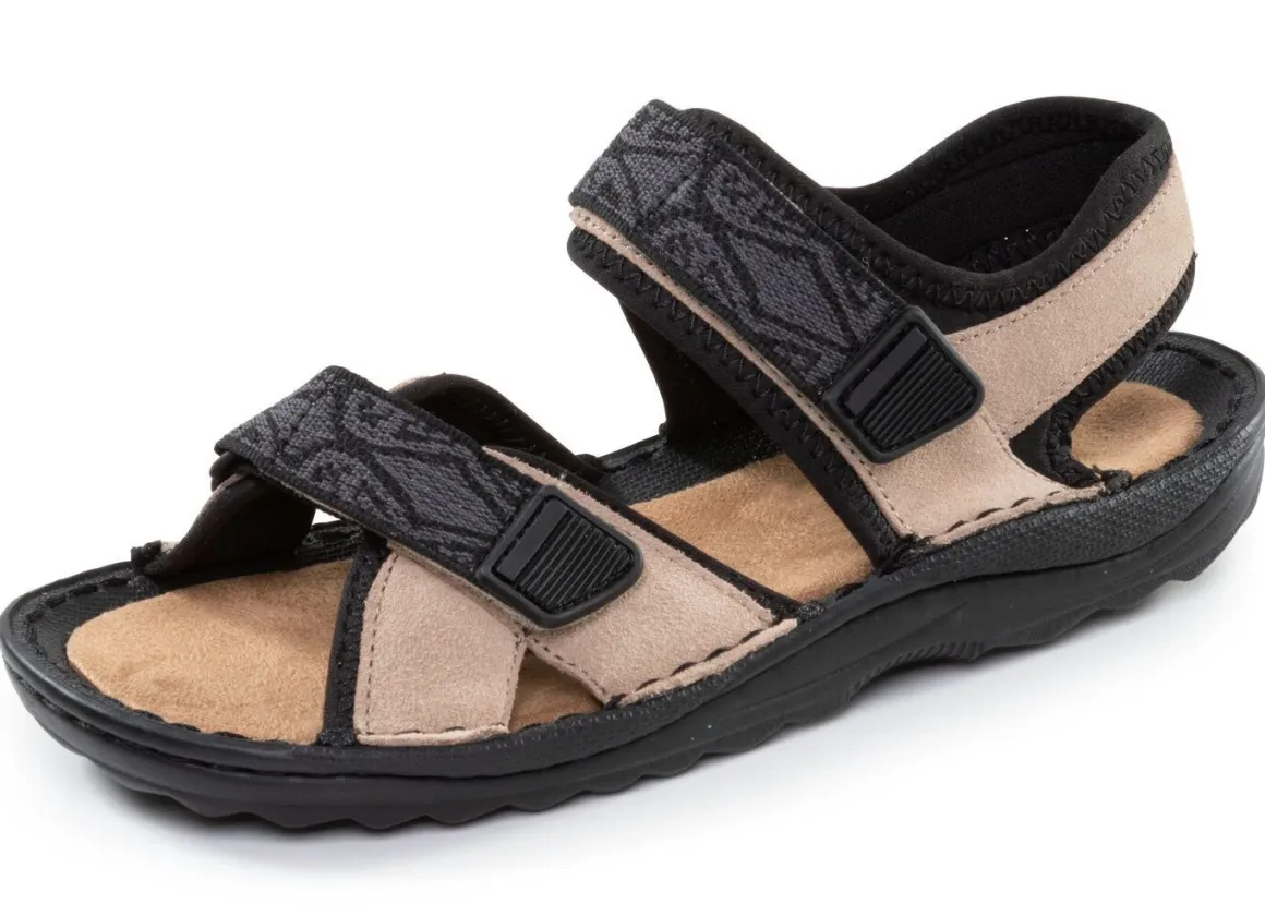 ELENA EDEN, sportliche Damen-Sandalen, Weite G, mit Klettverschluss