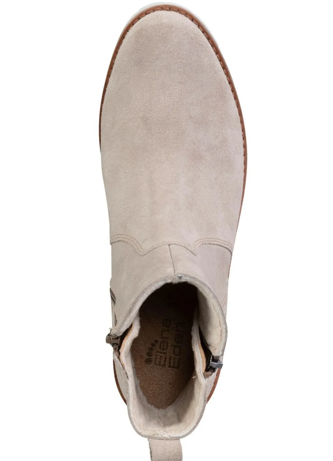 ELENA EDEN Stiefelette aus Veloursleder