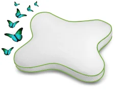 Ergonomisch geformtes Schmetterlingskissen