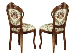 Esszimmer-Stühle oder Sessel in Nussbaum