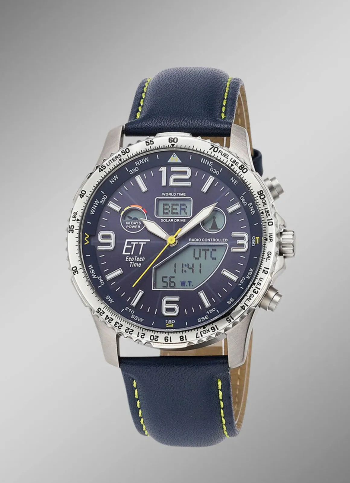 ETT EGS-11574-31L Funk-Solar-Herrenuhr