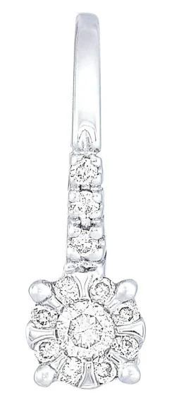 Exquisite Ohrringe mit 24 Brillanten