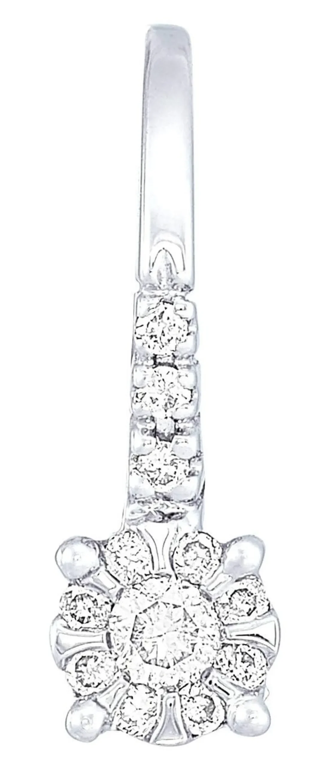 Exquisite Ohrringe mit 24 Brillanten