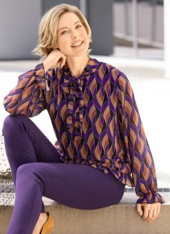 Fabelhafte Bluse mit Bindeband