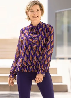 Fabelhafte Bluse mit Bindeband