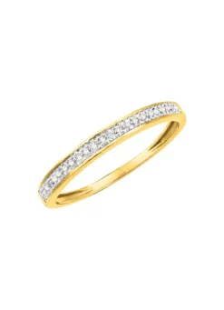 Feiner Damenring mit Diamanten