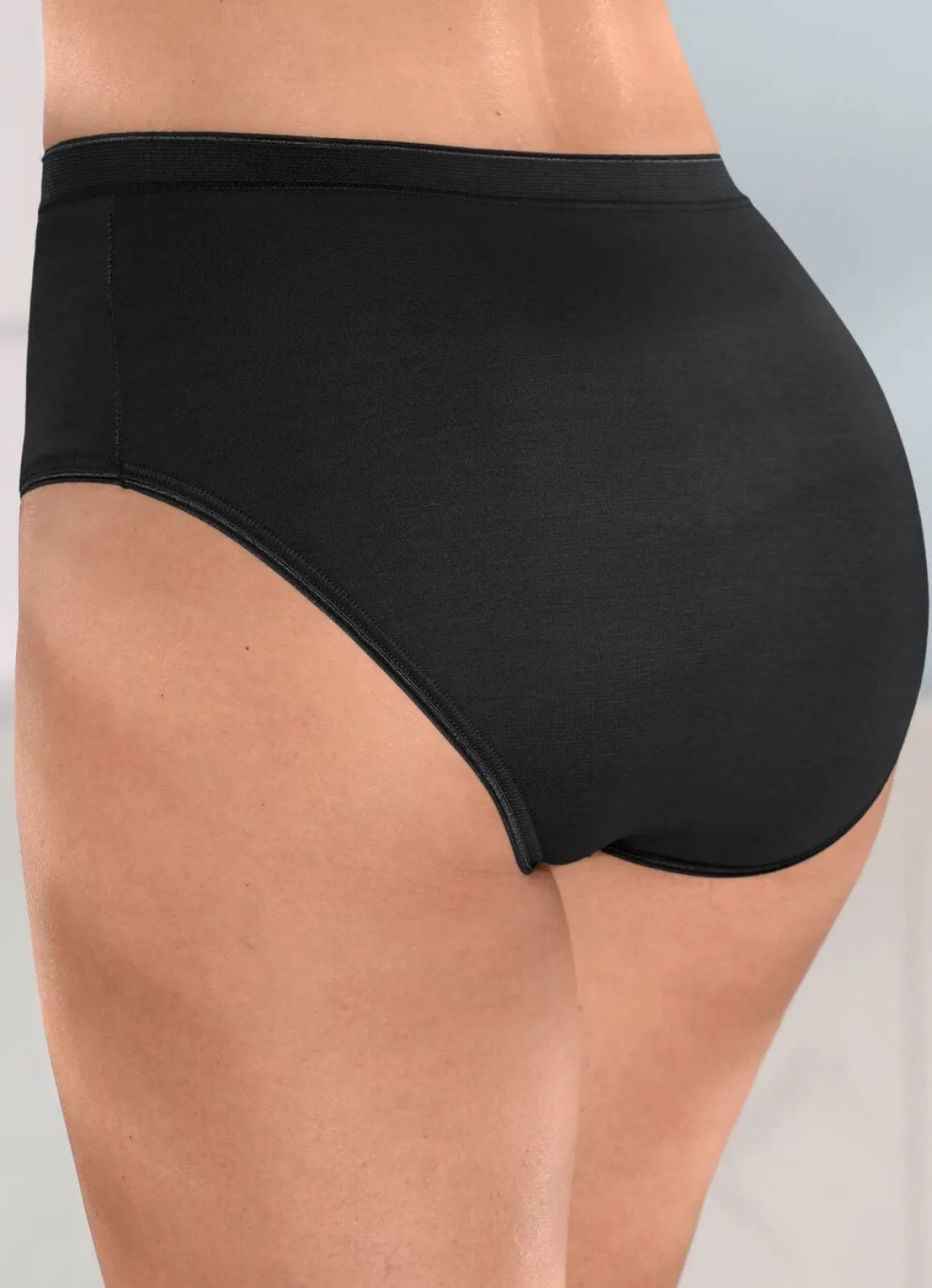 Fünferpack Slips mit elastischen Abschlüssen