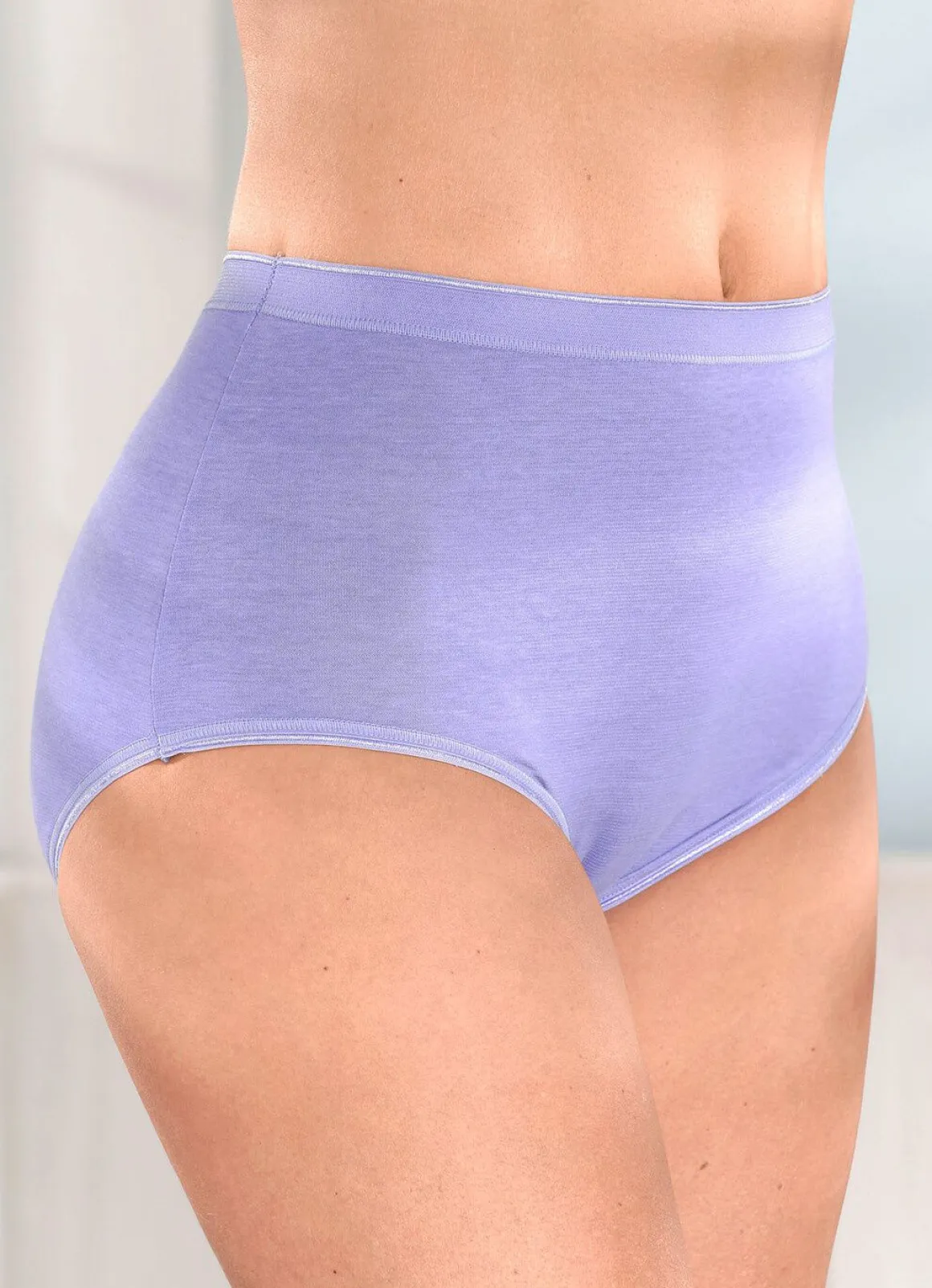 Fünferpack Slips mit elastischen Abschlüssen