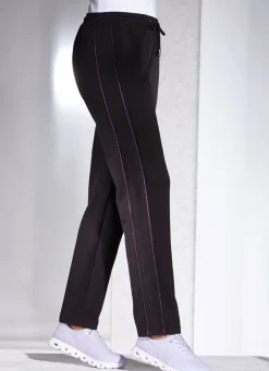 Freizeithose mit seitlichen Paspeln
