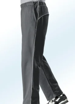 Freizeithose mit Zierpaspeln