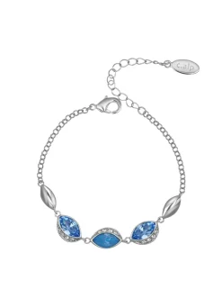 Funkelnde Eleganz in Blau – Armband mit Swarovski-Kristalle