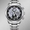Funk-Solar-Herrenuhr mit Super-Titanium-Bandgehäuse