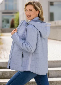 Funktionsjacke mit interessantem Stepp