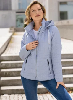Funktionsjacke mit interessantem Stepp