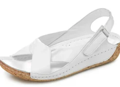 Gemini, bequeme Damen-Sandalen, Weite G, mit Gummizug
