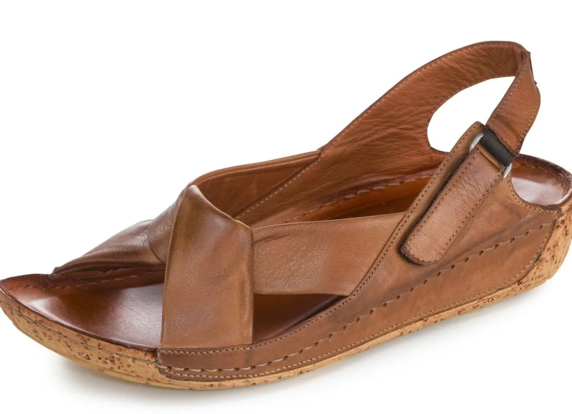 Gemini, bequeme Damen-Sandalen, Weite G, mit Gummizug