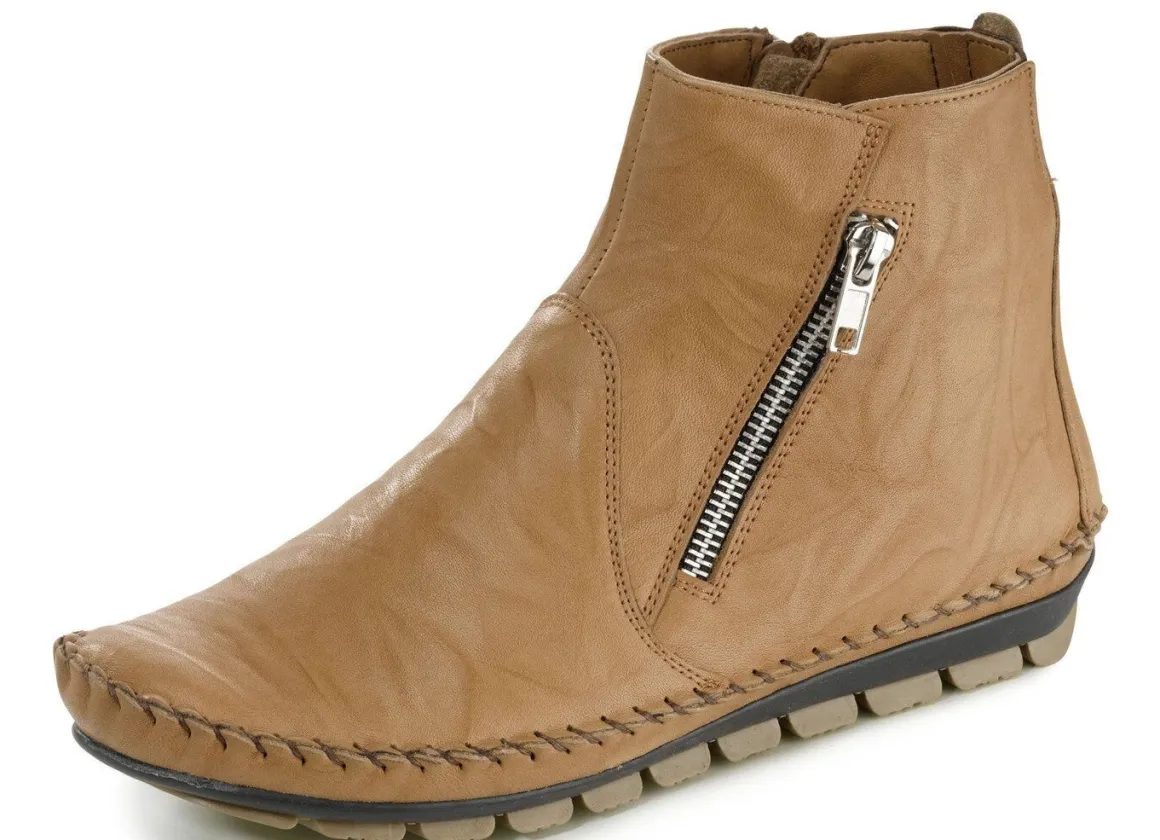 Gemini, bequeme Damen-Stiefeletten, Weite G, mit herausnehmbarem Fußbett