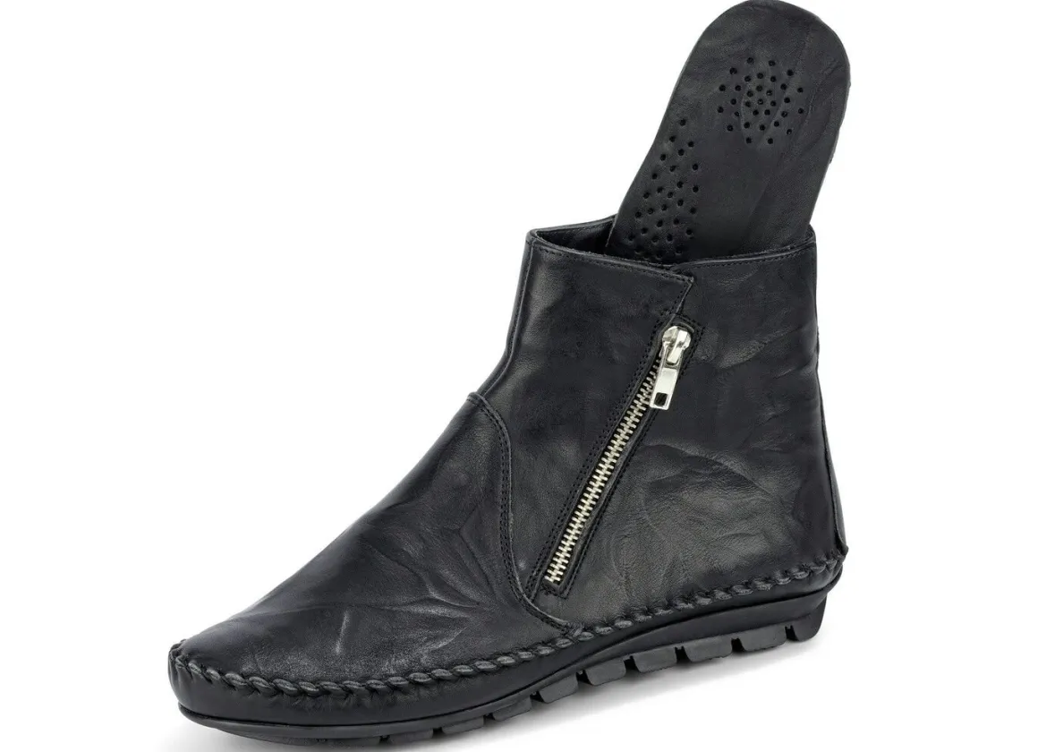 Gemini, bequeme Damen-Stiefeletten, Weite G, mit herausnehmbarem Fußbett