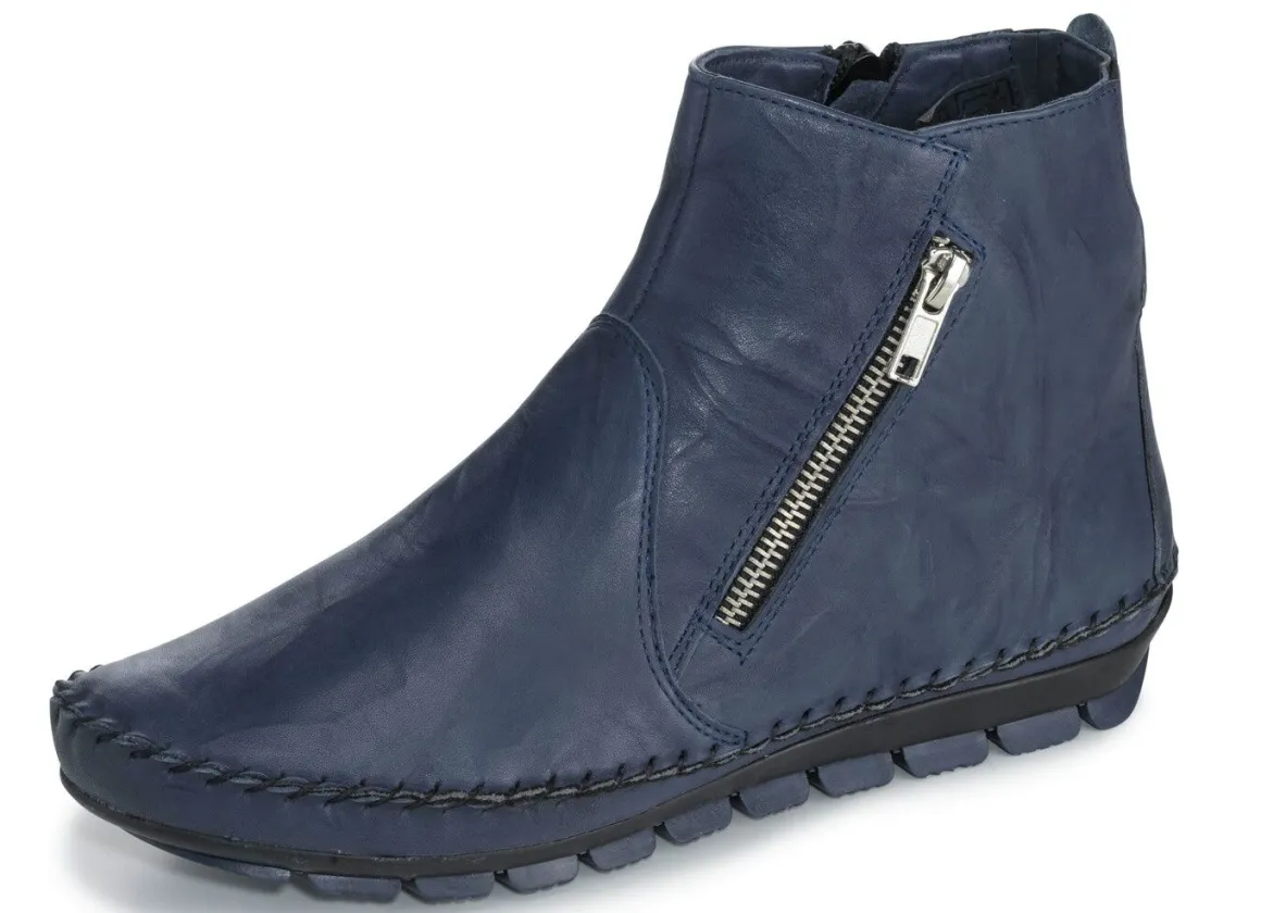 Gemini, bequeme Damen-Stiefeletten, Weite G, mit herausnehmbarem Fußbett