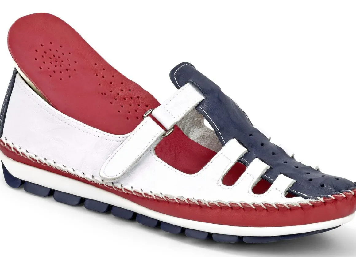 Gemini, klassische Damen-Slipper, Weite G, mit herausnehmbarem Fußbett