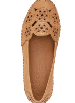 Gemini, leichte Damen-Slipper, Weite G, mit herausnehmbarem Fußbett