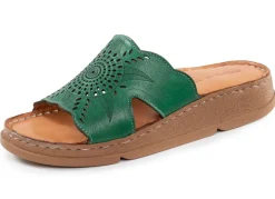 Gemini Pantolette aus Nappaleder mit Perforation