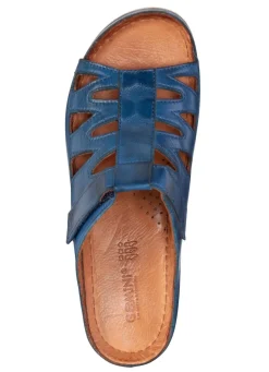 Gemini Pantolette aus teilweise schattiertem Rind-Nappaleder