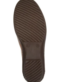 Gemini Slipper mit Leder-Applikation