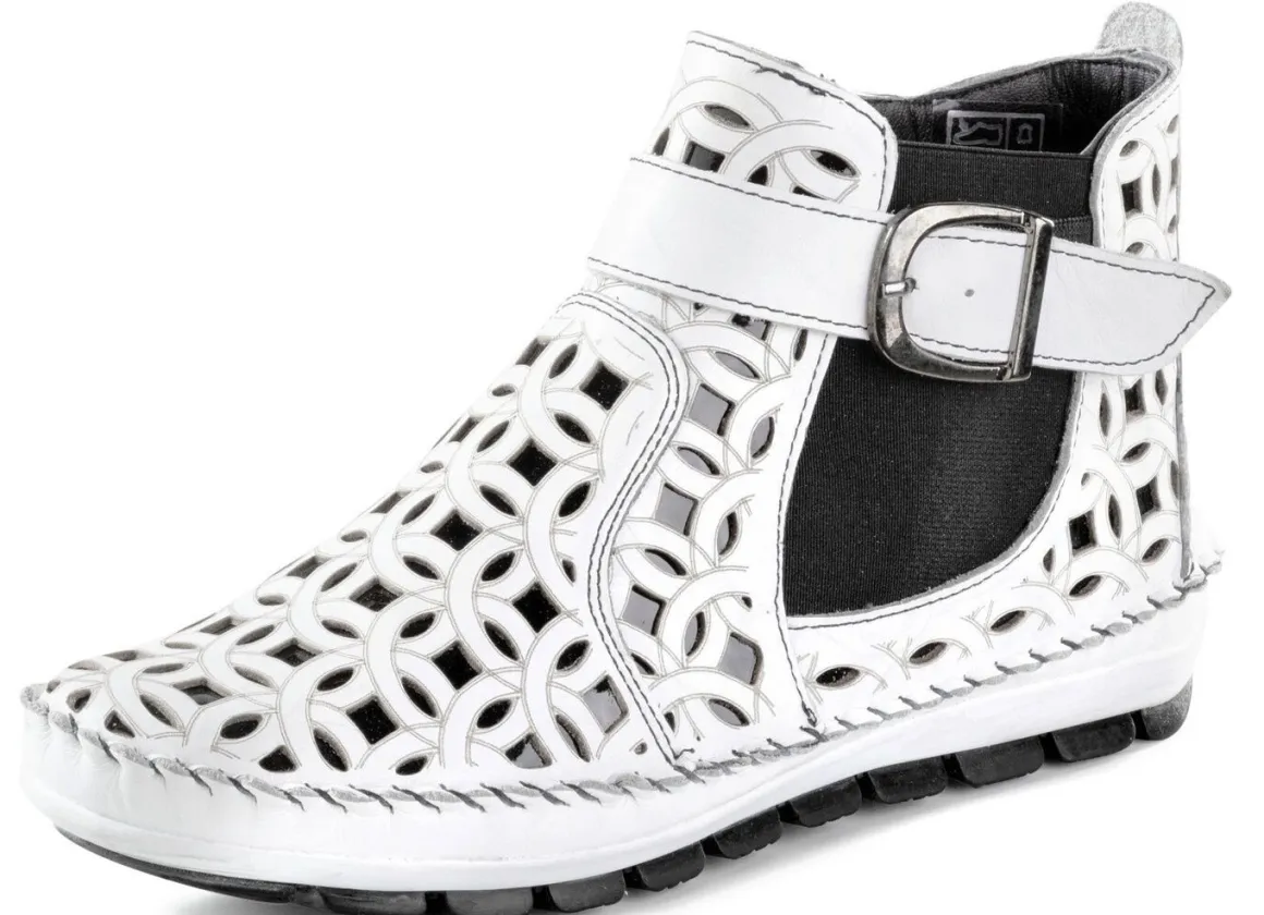 Gemini, sommerliche Damen-Boots, Weite G, mit herausnehmbarem Fußbett