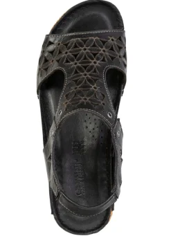Gemini, sommerliche Damen-Sandalen, Weite G, aus Leder