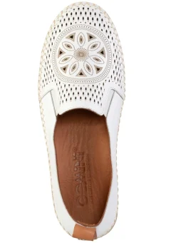 Gemini, sommerliche Damen-Slipper, Weite G, mit herausnehmbarem Fußbett