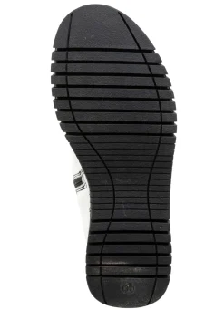 Gemini Stiefelette mit Raffung und dekorativen Knöpfen