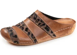 Gemini, trendige Damen-Clogs, Weite G,aus Leder