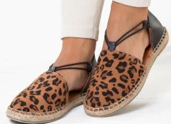 Gemini, trendige Damen-Slipper, Weite G, aus Leder