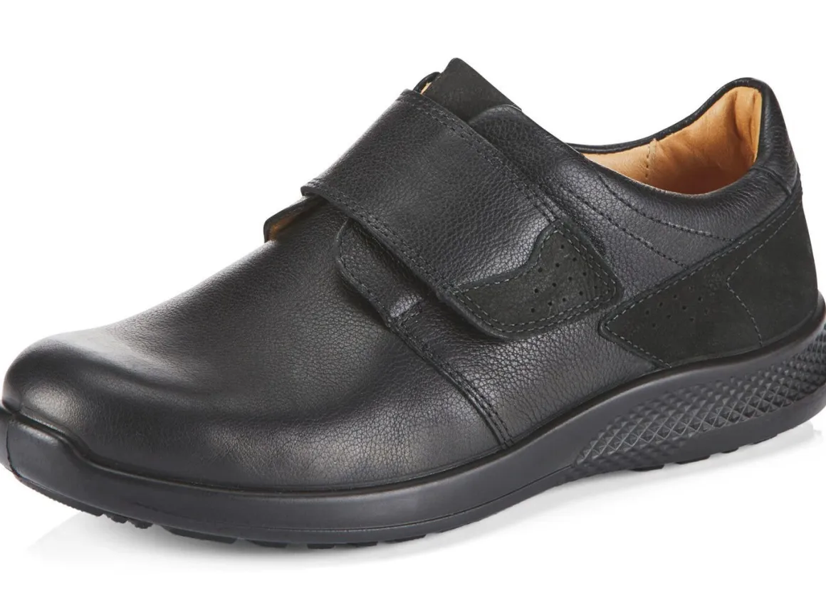 GINO GALANTE, bequeme Herren-Slipper, Weite K, mit herausnehmbarem Fußbett