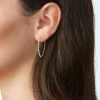 Glamouröse Ohrhaken mit Brillanten