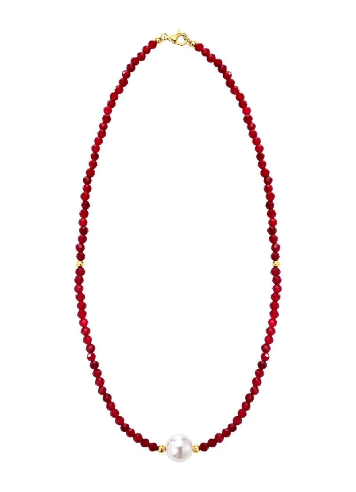 Halskette mit Muschelkernperle