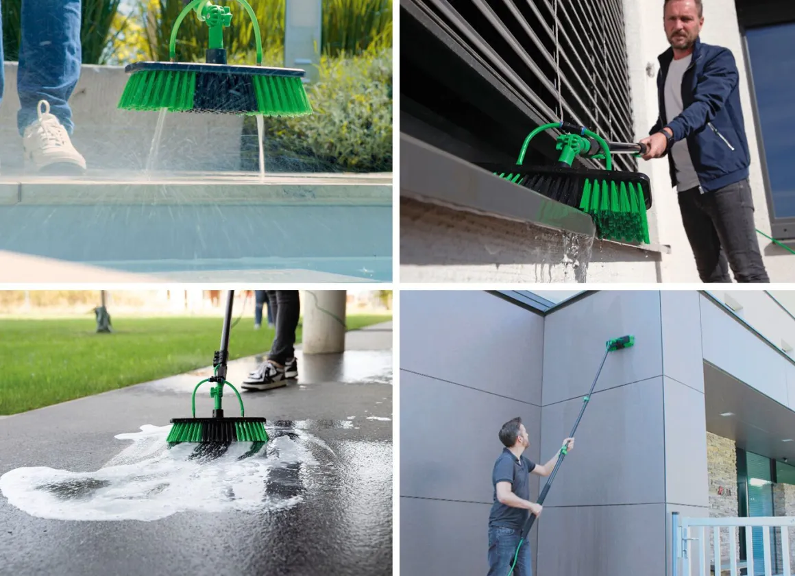 Hammersmith Aquaclean Deluxe 2-in-1 Teleskop Wasserbesen