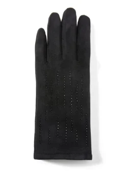 Handschuh mit edel funkelnden Glitzer-Applikationen