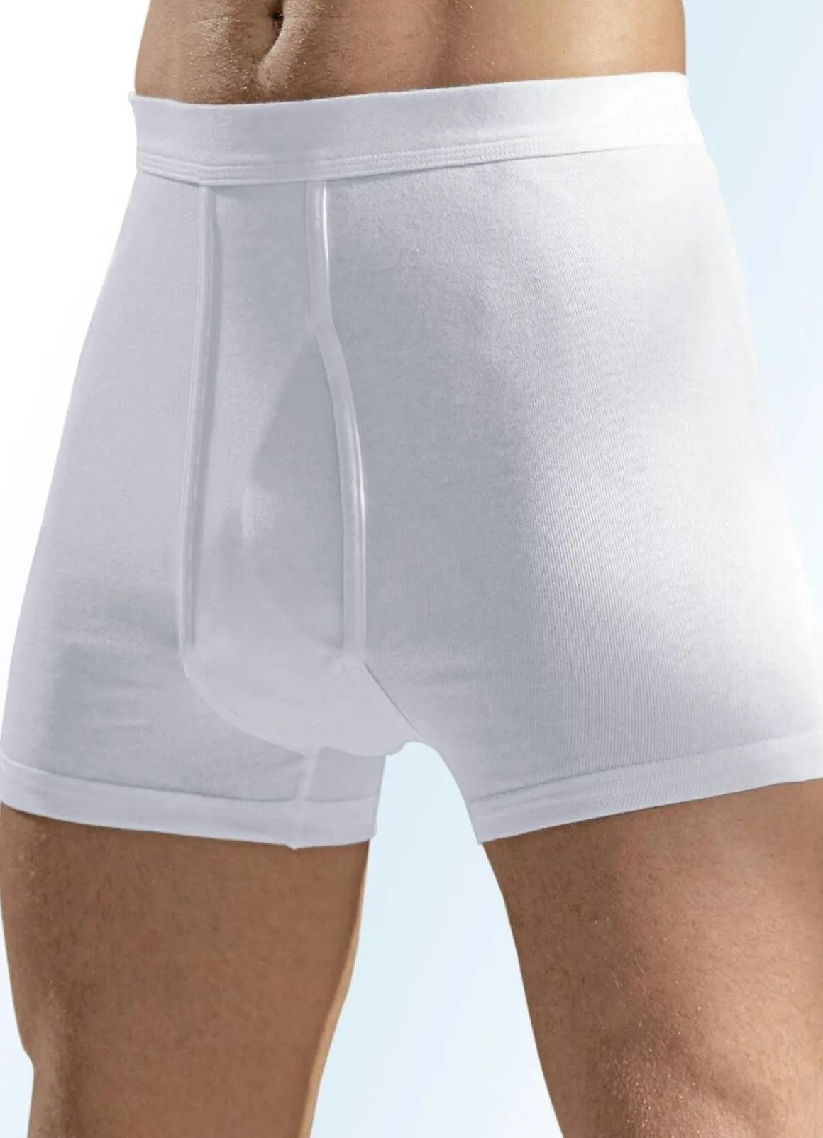 Hermko Dreierpack Unterhosen aus Feinripp