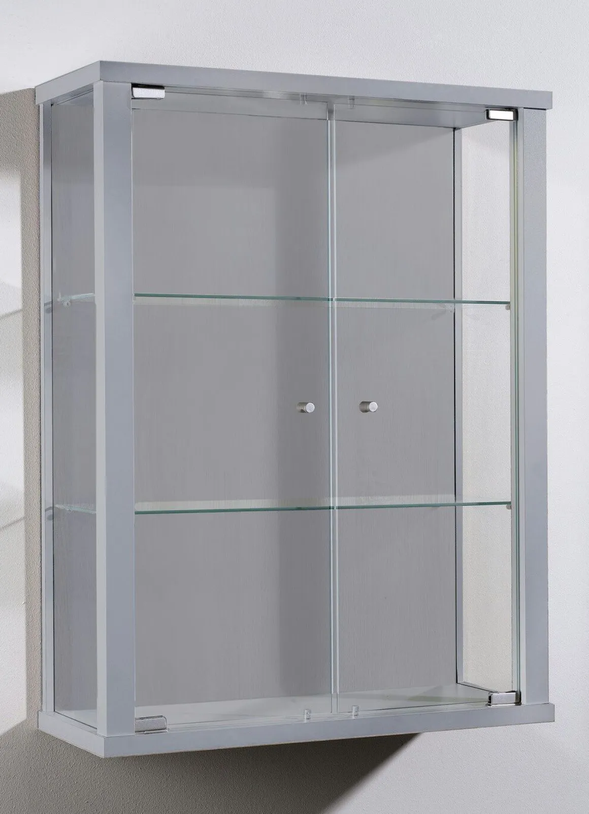 Hängevitrine mit ESG-Sicherheitsglas