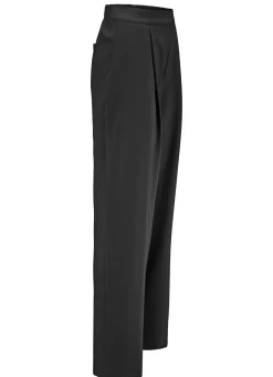 Hose mit Bundfalten in modischer Weite