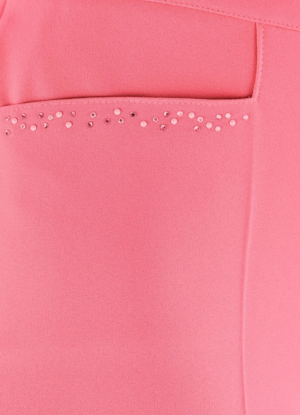 Hose mit funkelndem Perlen- und Glitzersteinchenbesatz