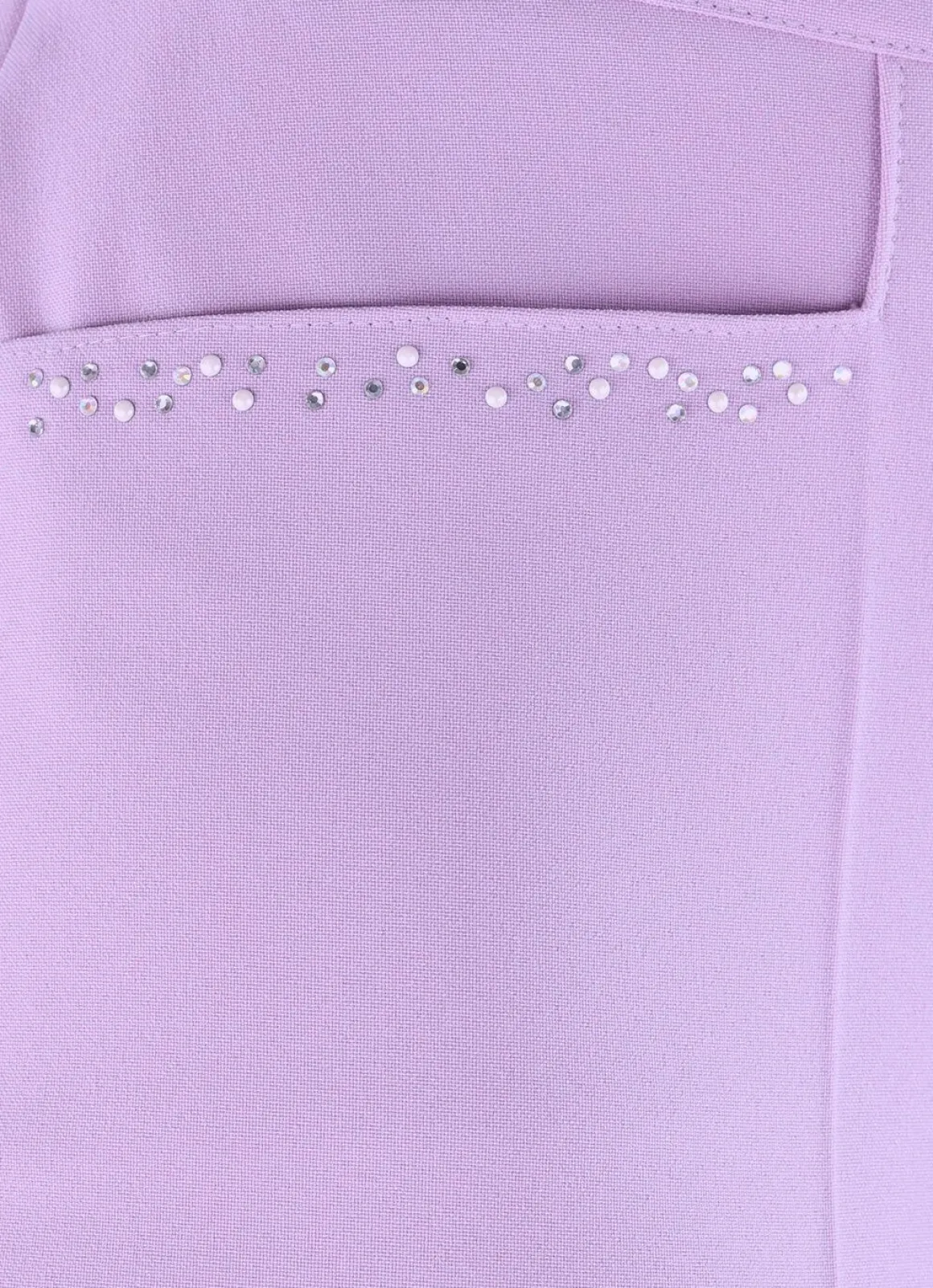Hose mit funkelndem Perlen- und Glitzersteinchenbesatz