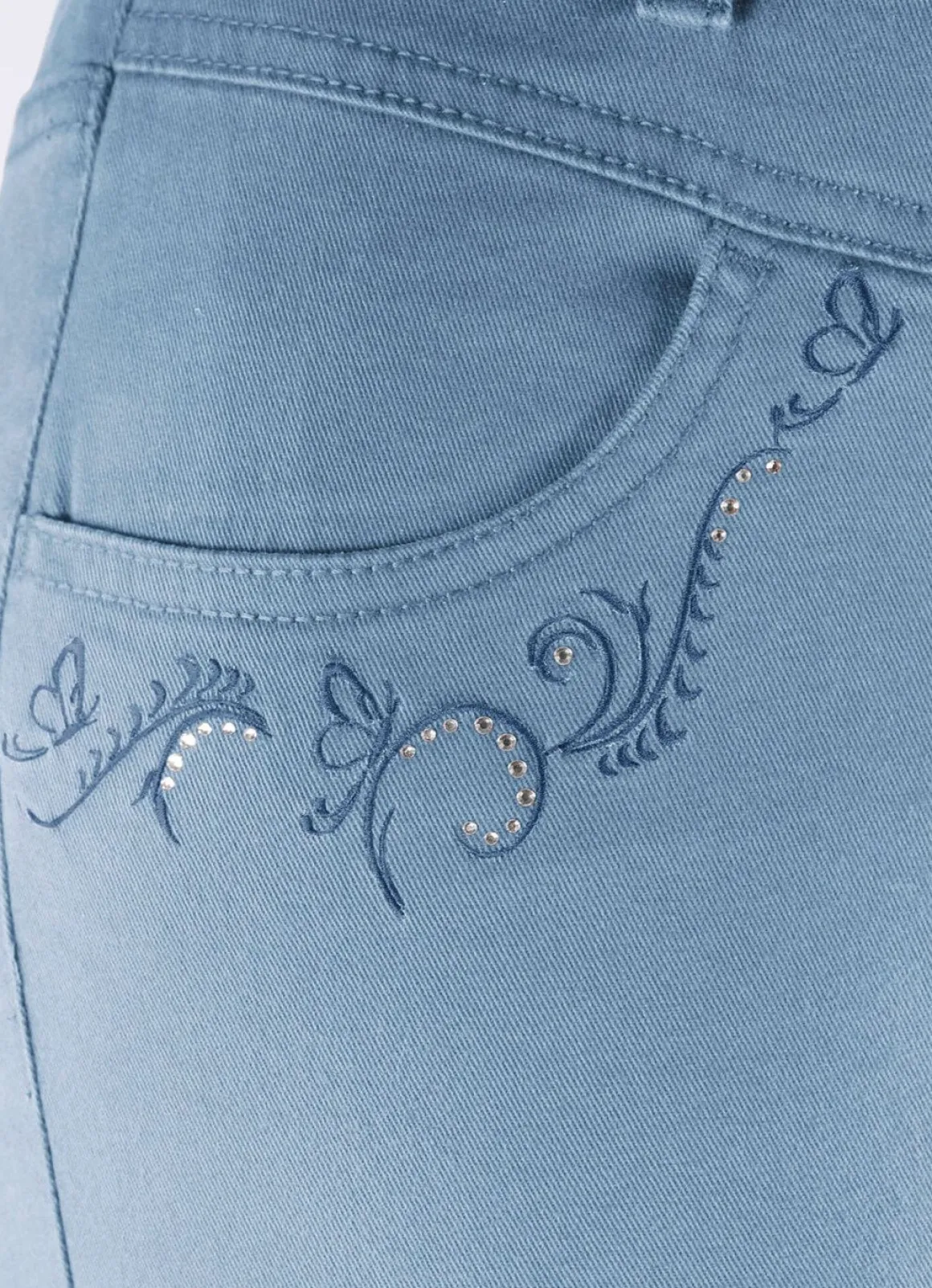Hose mit funkelnden Glitzersteinchen