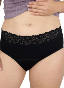 Hygiene-Damen-Slip mit Spitze von Hydas