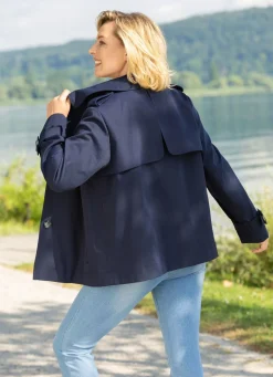 Jacke in Trench-Optik