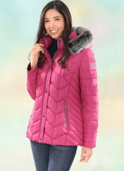 Jacke mit abnehmbarer Kapuze